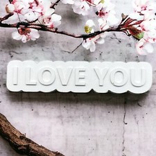 I LOVE YOU Silikon Gießform