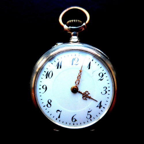 Damen taschenuhr silber - damen, taschenuhr,