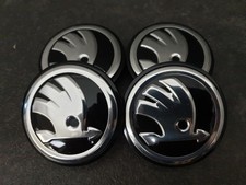 4 Original Skoda Fabia Scala Kamiq Karoq Kodiaq Nabendeckel Kappen 5E0601151 