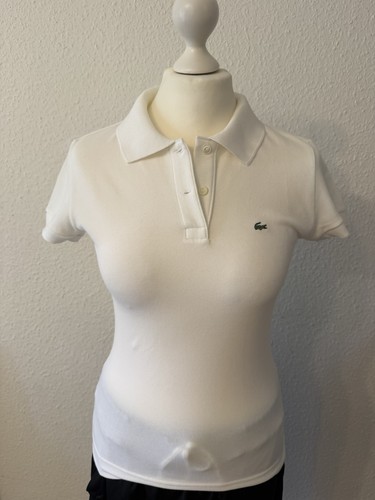 Lacoste damen polo - polo, weiß