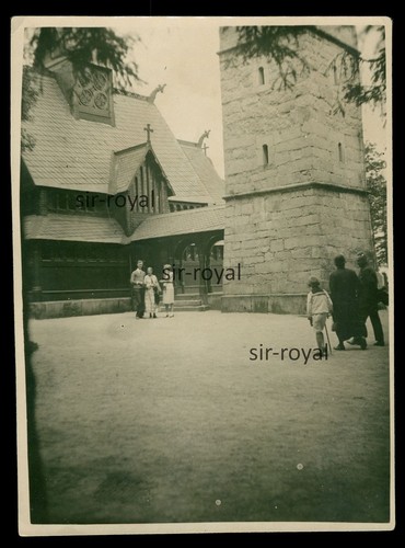 Krummhübel 1930 stabkirche - -,