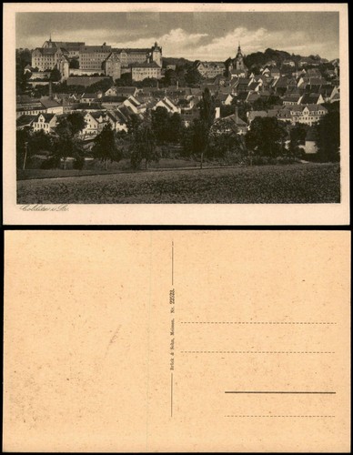 Ansichtskarte colditz blick - colditz,