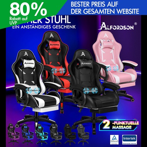 Alfordson gaming stuhl mit - alfordson,