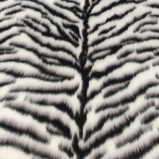 Jacquardfellstoff - weißer