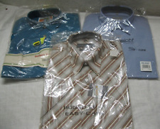 Vintage Hemdenpaket 3 Herren Hemden NEU 39-40 Weite 118cm 1x Langarm / 2 Kurzarm