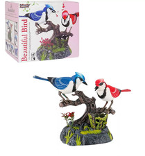 ELEKTRONISCHER VÖGEL SINGEN BEWEGLICHER STIFTHALTER ABSPLITTERNDER VOGEL - IDEALES GESCHENK!