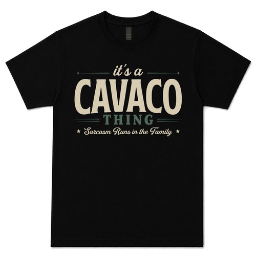 Cavaco thing sarkasm - it's, a