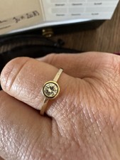 Solitaire Ring 585er Golf 14k