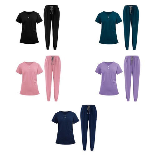 Damen kittel uniform - damen-kittel-uniform-set, mit