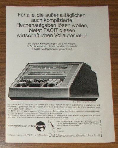 Seltene werbung facit - seltene, 10-07