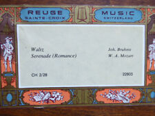 REUGE SAINTE CROIX Walzen Spieluhr Schmuckschatulle Switzerland  2/28 RARITÄT