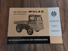 Original Prospekt Mulag 15 PS
