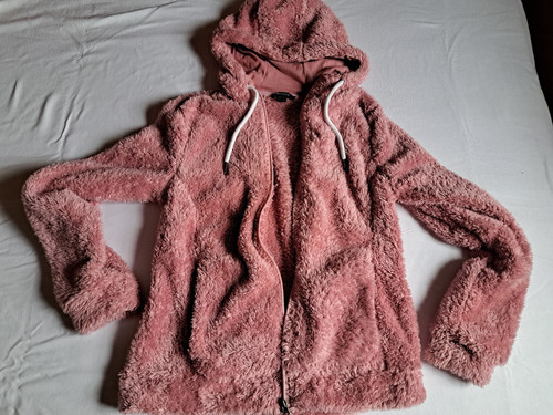 Rosafarbene zottel jacke 38 - zottel-jacke, 36/38