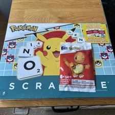 Mattel scrabble pokemon 2in1 - scrabble,