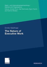 The Nature of Executive Work