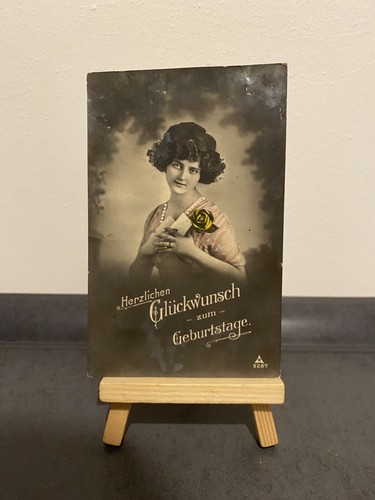Antike postkarte herzlichen - antike,