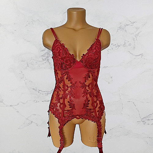 Perla luxus spitzen corsage - spitzen,