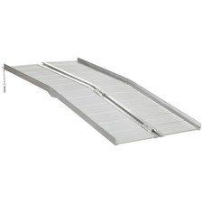 HOMCOM 183 x 72 cm Rampe Aluminium faltbar Elektromobil Rollstuhl Schwelle