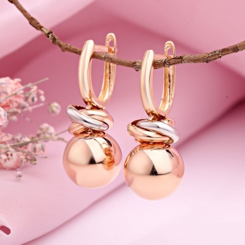 Bicolor gold 585 - bicolor, ohrringe