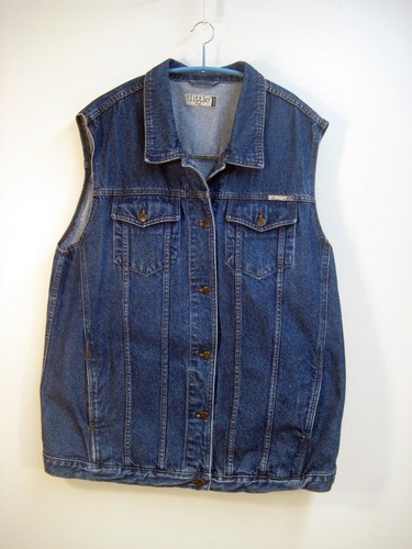 Jeans weste dunkelblau - weste, damen