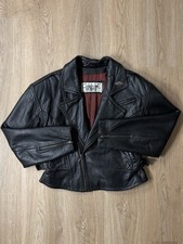 Vintage Biker Lederjacke