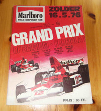 1976 Programm Belgium Grand