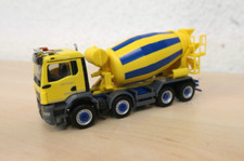 Herpa 1:87 - MAN TGS NN 4-achs Betonmischer - gelb / blau - 954501