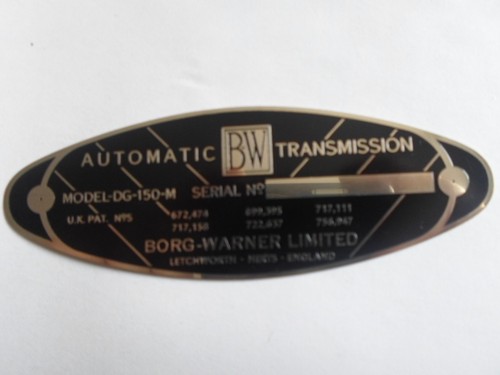 Borg warner 150m - bw, dg