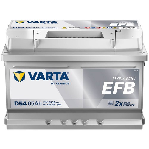 Autobatterie efb 12v - 65ah, 650a