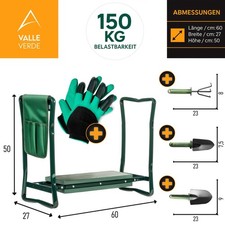 5in1 Gartenset Kniebank