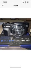 Canon PowerShot SX710 HS 20.3 MP Digitalkamera - Schwarz Top Zustand, wie NEU !