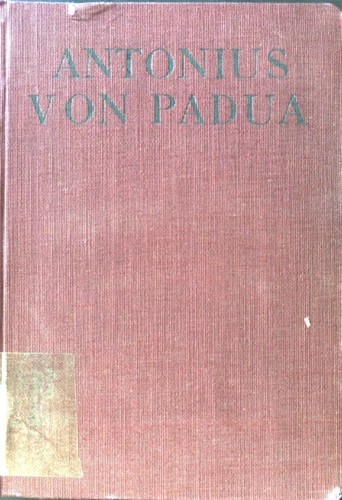 Antonius von padua festgabe - padua.,