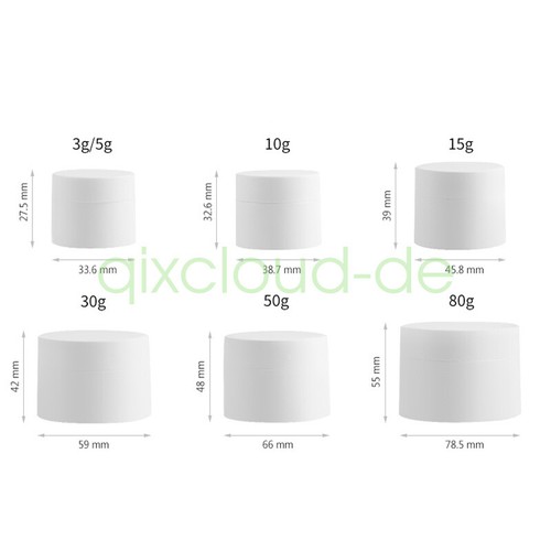 30 50g leer - 3/5/10/20/30/50g, dose