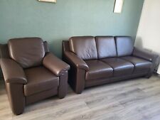 Echtleder COUCH + 2 SESSEL