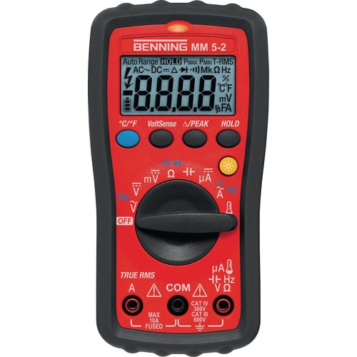 Multimeter 1 mv - mm, 5-2