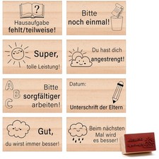 Kreatives 8er Lehrerstempel