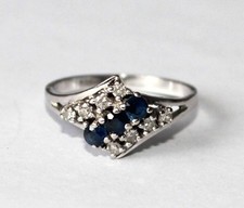 Saphir Diamant Ring 585 Gold