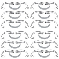12 Klammern Bügel Metallklammern Spangen für 10cm Weckgläser Einmachgläser