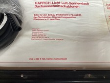 Happich Glasdach Dichtgummi innen Original GHE1, GHE2,NOS