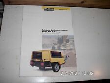 KAESER MOBILAIR M43 BAUKOMPRESSOR BROSCHÜRE/PROSPEKT 4 SEITEN  RAR !