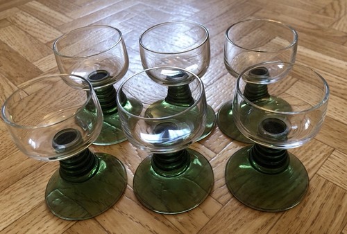Vintage likörgläser - 6,