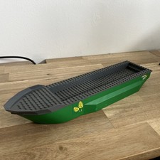 1x Lego Boot Kahn 51x12x6 Rumpf grün neu-dunkel grau Sticker 54101 62791c01pb02