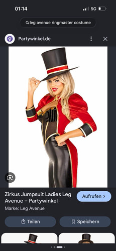 Leg avenue zirkus ringmaster - leg,