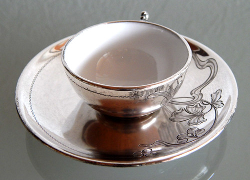 Jugendstil mokkatasse deutsch - jugendstil, mokkatasse,