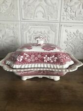 Spode Copeland Pink Tower Altes Modell Servierterrine 28,3 X 23,3