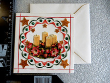 Glückwunschkarte Fadengrafik