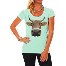 TShirt Damen Lustiges Kuh
