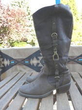 Tamaris - Stiefel - Gr. 38 - Braun - Leder