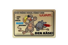 Mrdeco metall schild - metall, 20x30cm