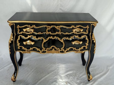 Königlich antike Kommode Anrichte Barock Louise Seize Rokokostil Sideboard 115cm